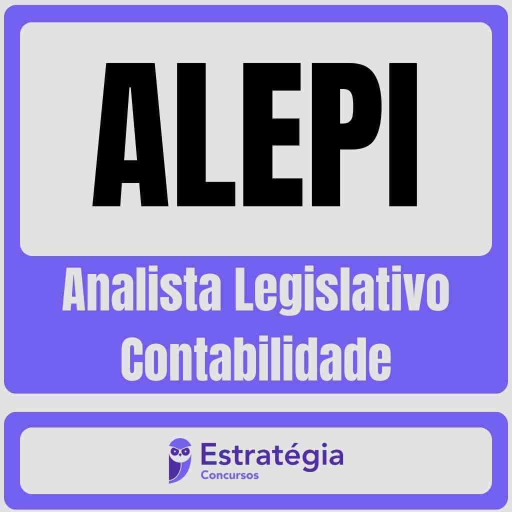 ALEPI (Analista Legislativo - Contabilidade) - Pós Edital - 2023